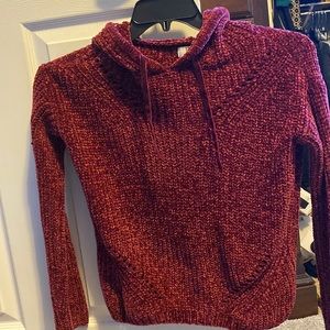 True Craft red hoodie sweater, XS